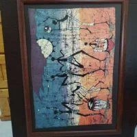 تابلو فرش و چوب