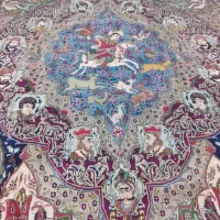 فرش ۱۲متری سلاطین (کرک)فوق العاده زیبا|فرش|بهارستان, |دیوار