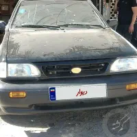 پراید مشکی مدل ۹۰ مشکی بی رنگ