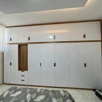 کمد دیواری کابینت کاغذ دیواری بازسازی منزل|جاکفشی، کمد، دراور|نجف‌آباد, سعدی|دیوار