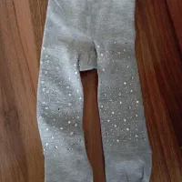 جوراب شلواری نوزادی نگین دار