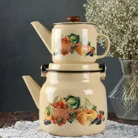 کتری قوری ، ظروف لعابی