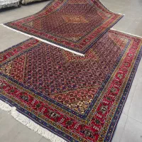 فرش دستباف (بساک) یه جفت ۳ و یه جفت ۶ متری ست هم|فرش|مشکین‌دشت, |دیوار