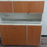 کابینت ابچکان  سه در بالا و پایین ورق سنگین|آب‌چکان و نظم‌دهنده ظروف|پلدختر, |دیوار