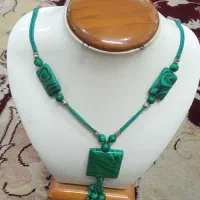 گردنی سنگی ودستبند سنگی|جواهرات|میبد, |دیوار