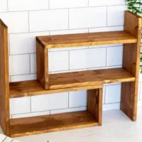 شلف چوبی پازلی