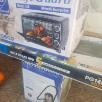 گاز صفحه ای و توستر و جاروبرقی