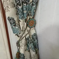 پرده پذیرایی تور و یالان مخمل|پرده، رانر، رومیزی|مشهد, اروند|دیوار
