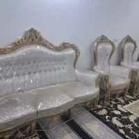 مبل سلطنتی ۱۲ نفر با اعداد میز بزرگ و۴عدد عسلی|مبلمان خانگی و میز عسلی|پیر بکران, |دیوار