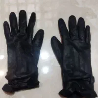 دستکش تمام چرم زنانه خارجی در حد نو