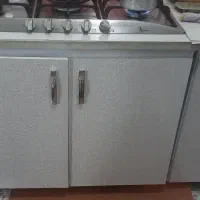 کابینت تمیز و در حد نو بدنه فلز در ام دی اف|آبچکان و نظمدهنده ظروف|قرچک, میرزائی شمالی|دیوار