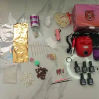 وسایل کاشت ناخن کامل ۸۵۰۰تومن قیمت مفته