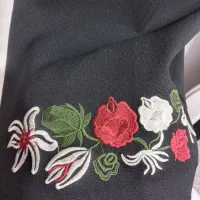 مانتو شیک گل دوزی شده|لباس|خان ببین, |دیوار