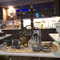 قلیان چوب گردو اصل|زیورآلات و اکسسوری|قائم‌شهر, |دیوار