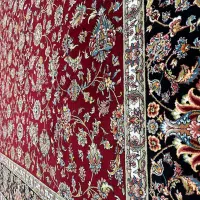 فرش نقشه آلما زمینه لاکی روناسی ۶و۹و۱۲ متری|فرش|قم, باجک دو|دیوار