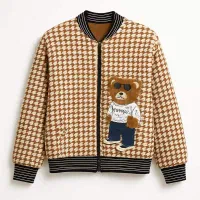 بامبر زنانه طرح تدی-قهوه ای ویژه