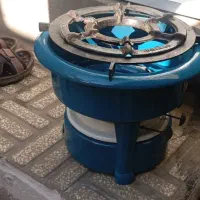 جراغ قدیمیه خوراک پزی سه فتیله|کلکسیون اشیاء عتیقه|سمنان, |دیوار