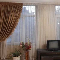 پرده همراه با دستک و آستر|پرده، رانر، رومیزی|مشهد, خاتم الانبیا|دیوار