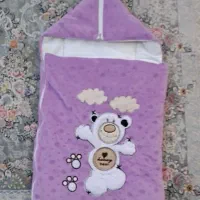 4 تیکه تشک وقنداق نوزادی مخملی