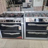 اجاق گاز طرح فر تمام استیل/رویه استیل و شیشه تکنو