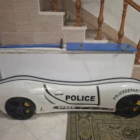 تخت خواب طرح ماشین پلیس
