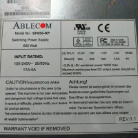 مادربرد super macro و پاور سروری ۶۵۰وات