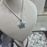 گردنبند نقره چشم زخم عیار ۹۲۵|جواهرات|شیراز, شاهچراغ|دیوار