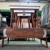 میزجلومبلی النا،جلومبلی وکیوم دورنگ،جلومبلی عسلی|مبلمان خانگی و میز عسلی|خمینیشهر, |دیوار
