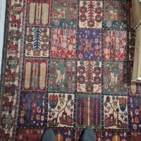 فرش خشتی دست بافت قدیمی طلا نا یاب به فروش میرسد|فرش|اصفهان, نقش جهان|دیوار