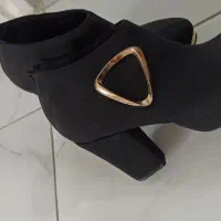 دو جفت نیم بوت نونواصلا پوشیده نشدن مشکی ها|کیف، کفش، کمربند|کرمانشاه, |دیوار