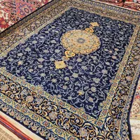 قالی ۱۴ متری دستباف کاشان سرمه ای رنگ|فرش|تهران, اکباتان|دیوار
