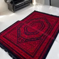فرش قرمز مشکی قجری|فرش|تهران, شکوفه (عبدل آباد)|دیوار