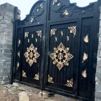 درب آهنی طرح دار ساده|خدمات پیشه و مهارت|پرند, فاز ۳|دیوار