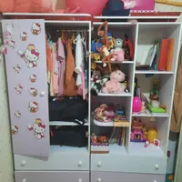 کمد لباس با ویترین کتابخانه