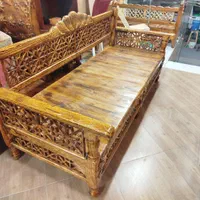 تخت سنتی چوب روس طرح شمسه و خورشید|مبلمان خانگی و میز عسلی|تهران, تهران‌ویلا|دیوار