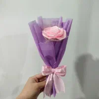 دسته گل روبانی