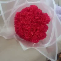 گل آماده روبانی