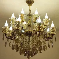 لوستربرنزپرکاروسنگین باآویزپروانه ای(تولیدی رستمی)