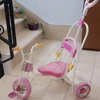 سه چرخه بچه گانه صورتی