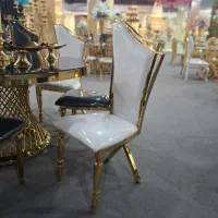 صندلی فلزی آبکاری بهار/تالارتشریفات