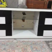 میزتی وی سالم رنگ سفیدمشکی سالم سفارشی درست شده|میز تلویزیون|رشت, کوی حسینی|دیوار