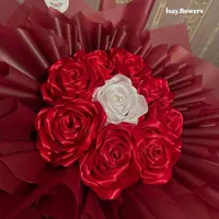 گل رز روبانی|گل مصنوعی|میاندوآب, |دیوار