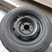 رینگ با لاستیک سایز 14|قطعات یدکی و لوازم جانبی|اسلام‌شهر, شهرک توحید|دیوار