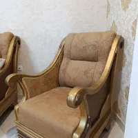 مبل هفت نفره کاملا سالم|مبلمان خانگی و میز عسلی|رشت, معلم|دیوار