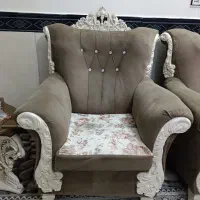 یک دست مبل ۷نفره با عسلی|مبلمان خانگی و میز عسلی|باغستان, |دیوار