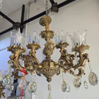 لوستر شاه عباسی ۳ و ۵ و ۸ شاخه (پرداخت نقدی و چک)|لوستر و چراغ آویز|بیرجند, |دیوار