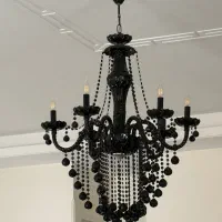 لوستر باکارات مشکی|لوستر و چراغ آویز|تهران, آذری|دیوار