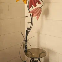 میز تلفن چراغ دار