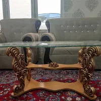 جلو مبلی سلطنتی سالم بدون شکستگی بدون رنگ پریدگی|مبلمان خانگی و میز عسلی|بناب, |دیوار