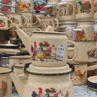 کتری و قوری لعابی وارداتی